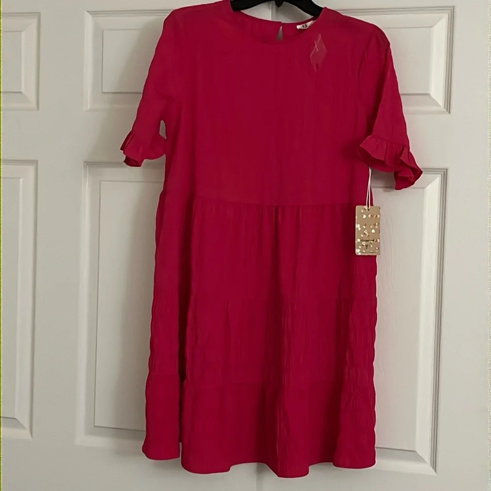 Pink Babydoll Dress NWT - Picture 1 of 3